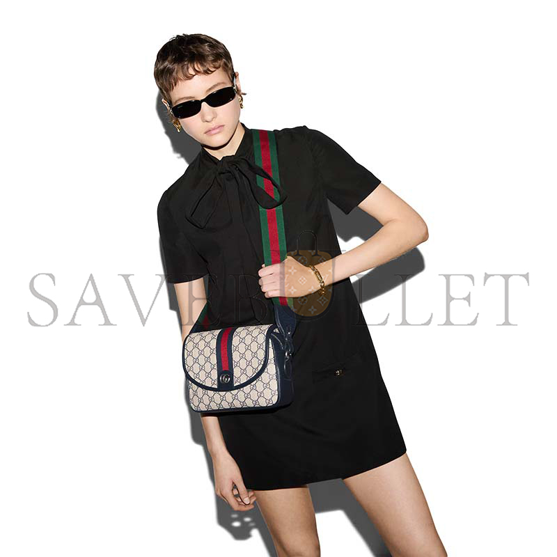 GUCCI OPHIDIA SMALL SHOULDER BAG 722117 (23*17*7cm)